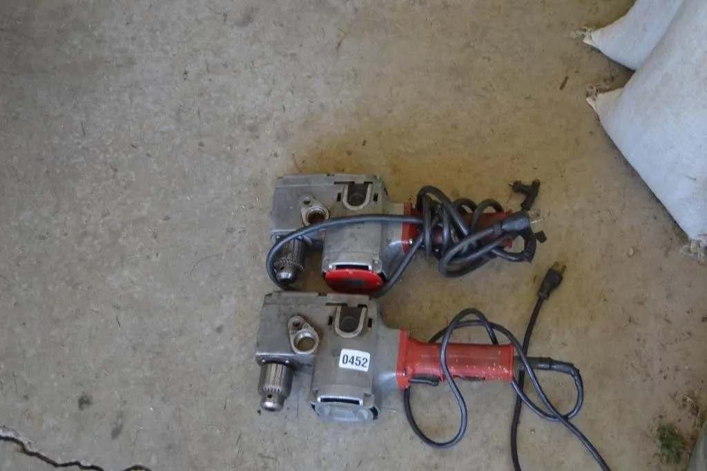 2 QTY - 3/4 INCH INDUTRIAL DRILLS (1 PARTS ONLY)