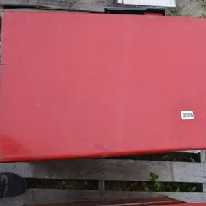 Snap on toolbox full of large assortment of tools.
