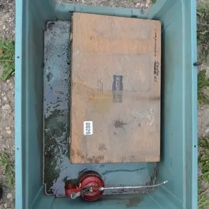 Box of assorted air compressor testing equiptment