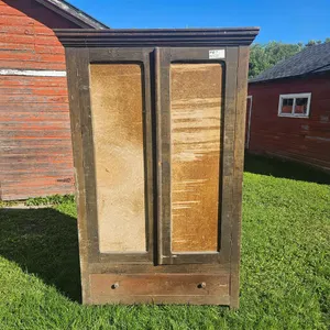 Wooden 2-Door Storage Cabinet
 UNRESERVED