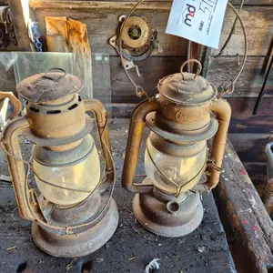 Two Vintage Kerosene Lanterns
 UNRESERVED