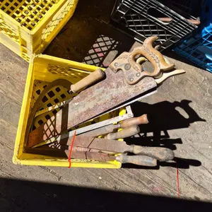 Assorted Hand Tools, Hand Saws and Files
 UNRESERVED