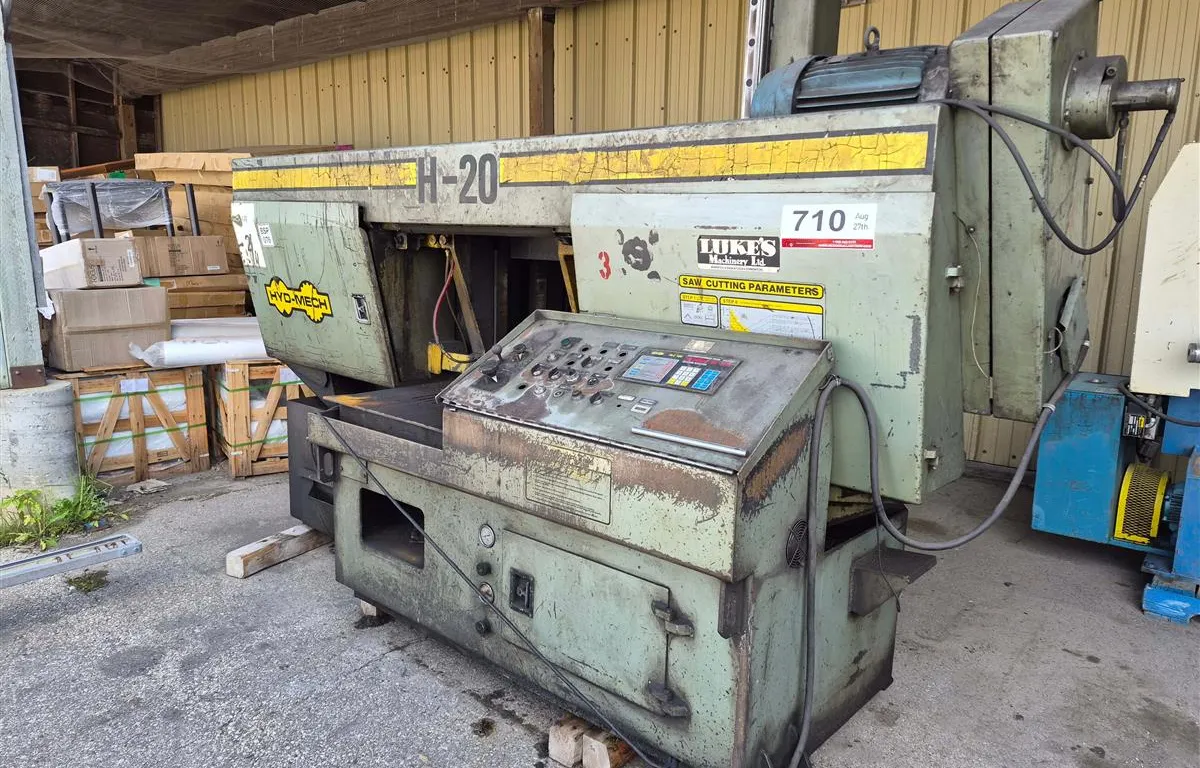 Hyd-Mech H-20 Industrial Horizontal Band Saw