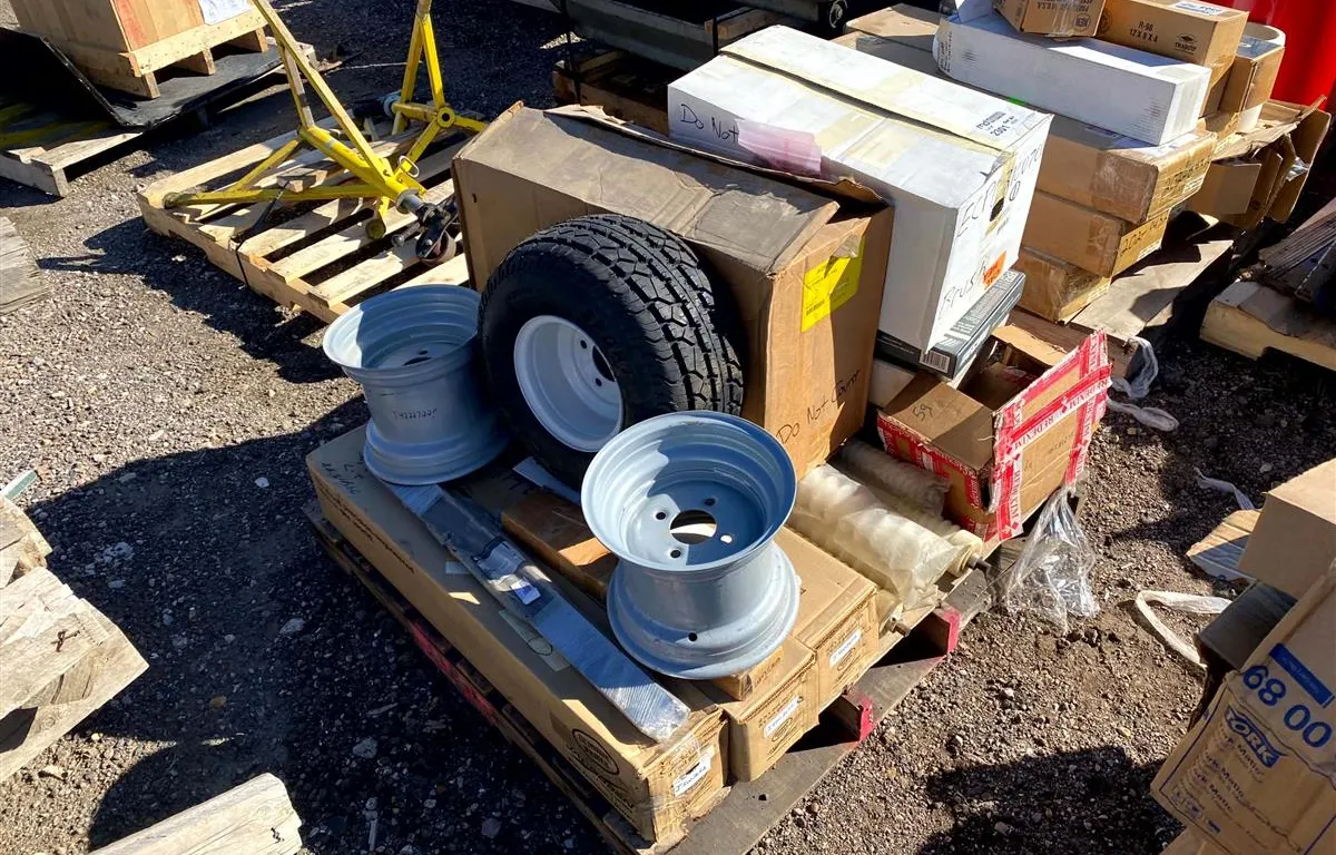 Assorted Industrial Parts & Equipment, Rims & Tires
UNRESERVED
