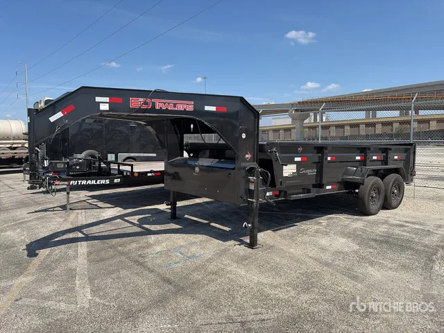 2026 ED Trailers LPT8316272S-GN 15 ft T/A Gooseneck Dump Utility Trailer