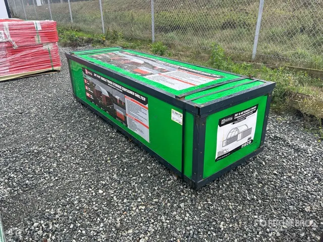 StanForge ST2041CE 20 ft x 40 ft Single Truss Container Shelter (Unused)