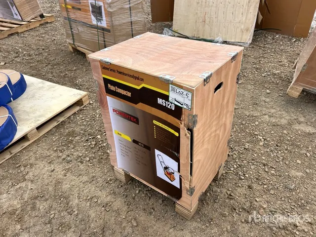 2026 Powertek MS120 Vibratory Plate Compactor (Unused)