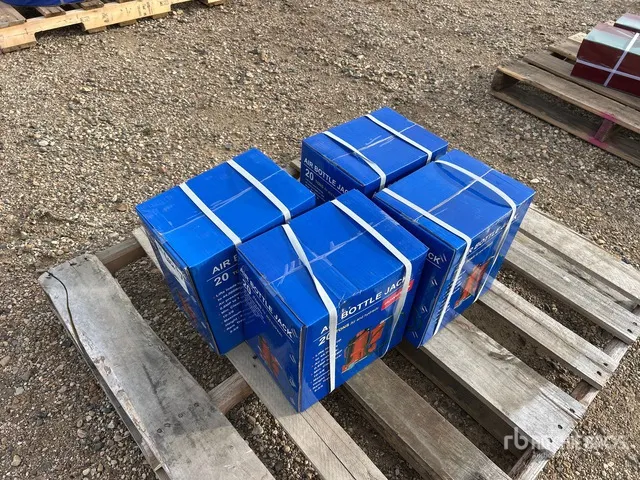 Quantity of (4) 2026 Powertek 20T lifter 20 t Bottle Jack (Unused)