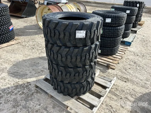 Quantity of (4) 12-16.5 Skid Steer Tires (Unused)