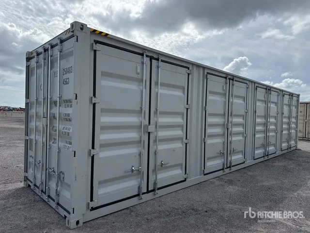 2026 40 ft High Cube Multi-Door Storage Container