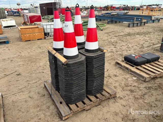 Quantity of (90) 27 in Safety Traffic Cones (Unused)