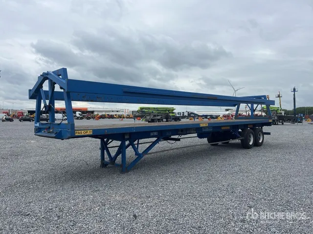 1998 Houcon Cargo Systems DAS-G-13 T/A Flatbed Trailer
