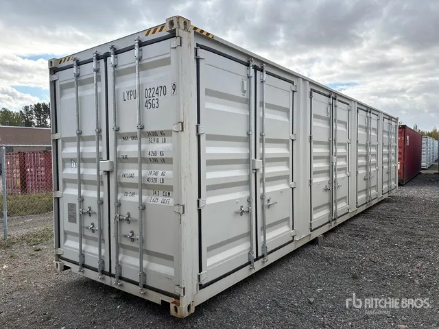 2025 40 ft High Cube Multi-Door Storage Container