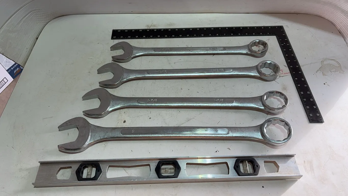 Wrenches, Level & Square