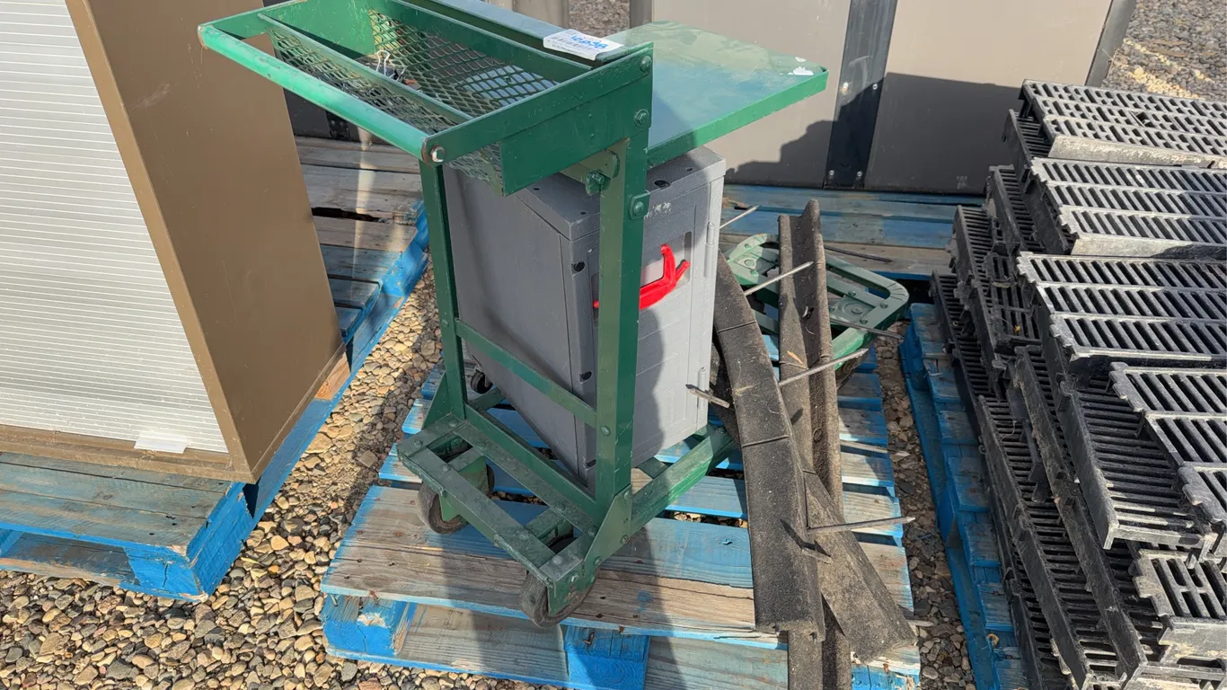Shop Cart W/ Folding Tray