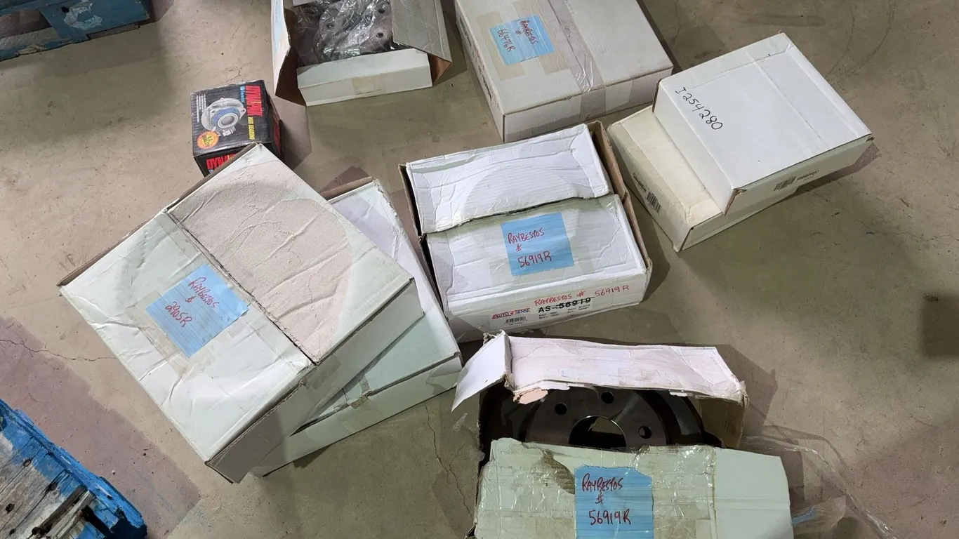 Boxes Of Automotive Parts