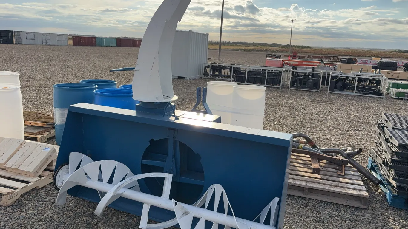 6.5' Heavy Duty 3PTH Blue & White Snowblower
