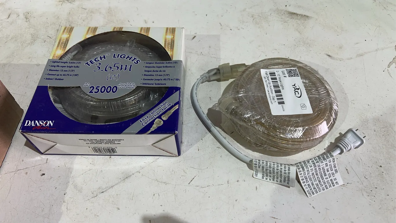 2 - 12' Rope Lights