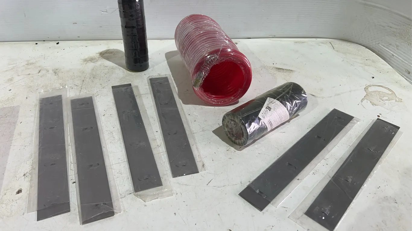 Planer Blades, Air Hose & Electrical Tape