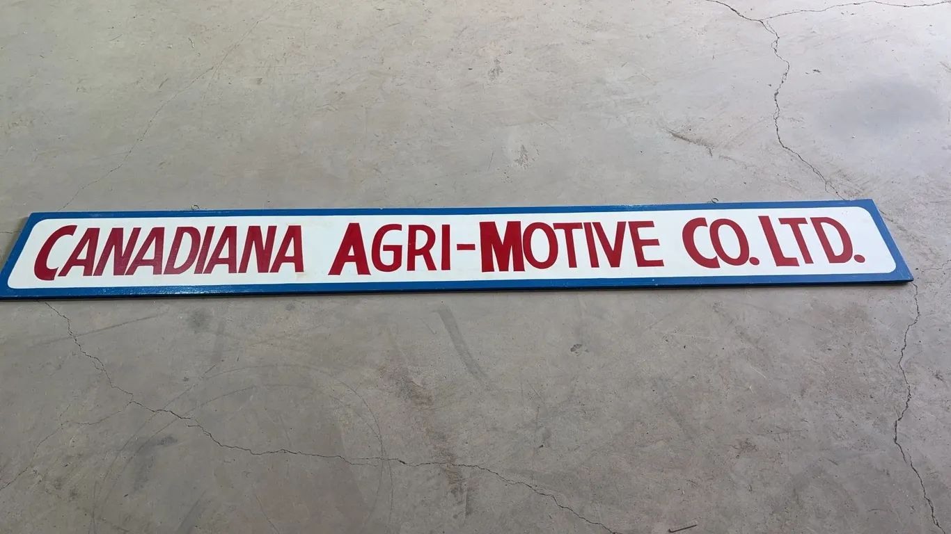 Canadiana Agri-Motive Sign
