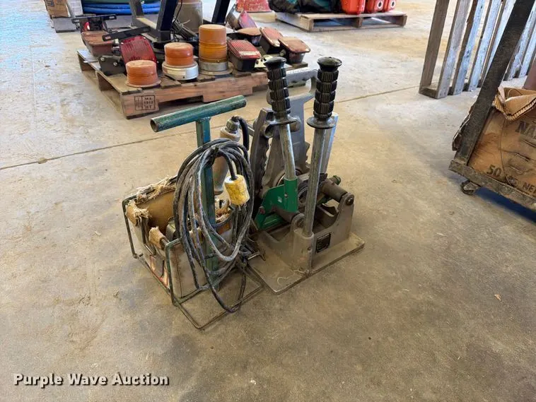 McElroy poly pipe butt fusion machine