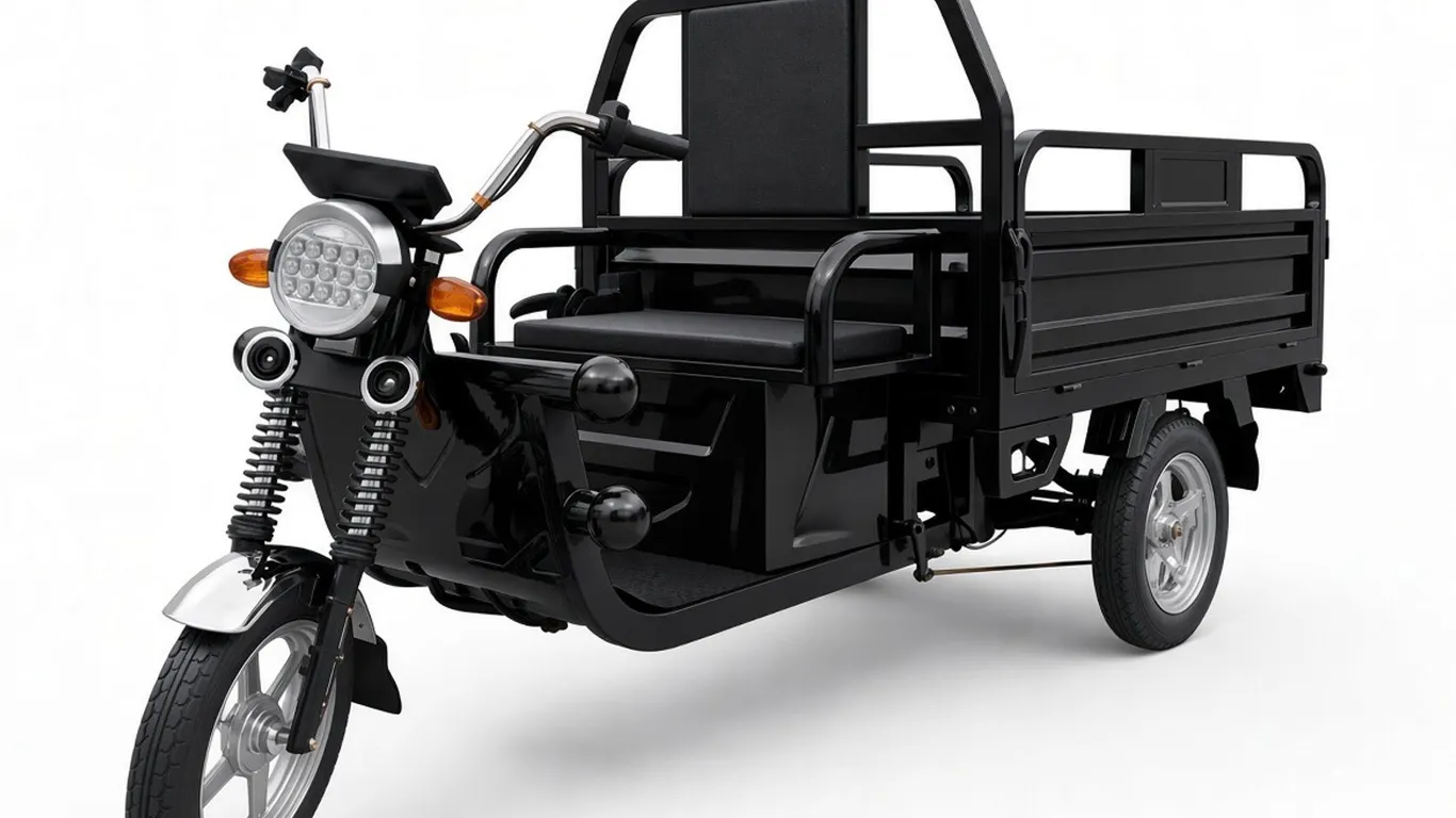 Unused Unassembled 2026 IRET13 Black Electric Tricycle