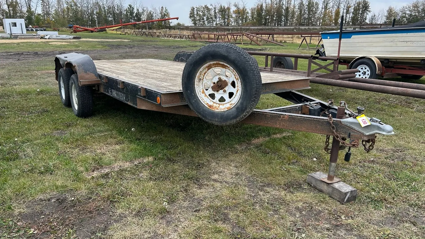 2003 TRAILTECH CEL235 EQUIPMENT TRAILER, 7FT X 14.5FT, T/A, 8,050 LB GVWR, S/N 2CUL1SG9432013850