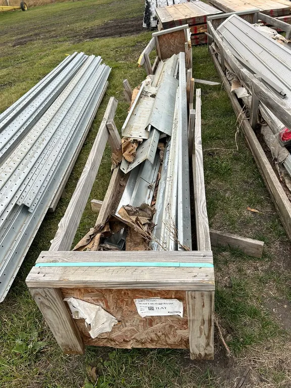 L/O ASSORTED GALVANIZED Z-GIRTS/PURLINS, CHANNELS, ETC.