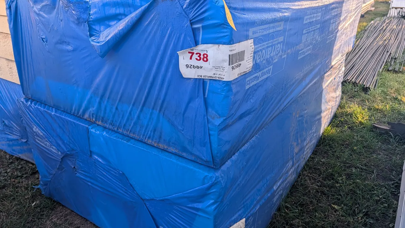 (16) SHEETS OF BEAVER PLASTICS EPS INSULATION 24"X96"X6" (TIMES THE MONEY X 16)