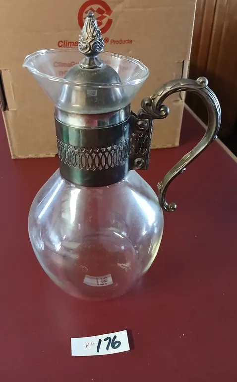 Mid century silver plated carafe