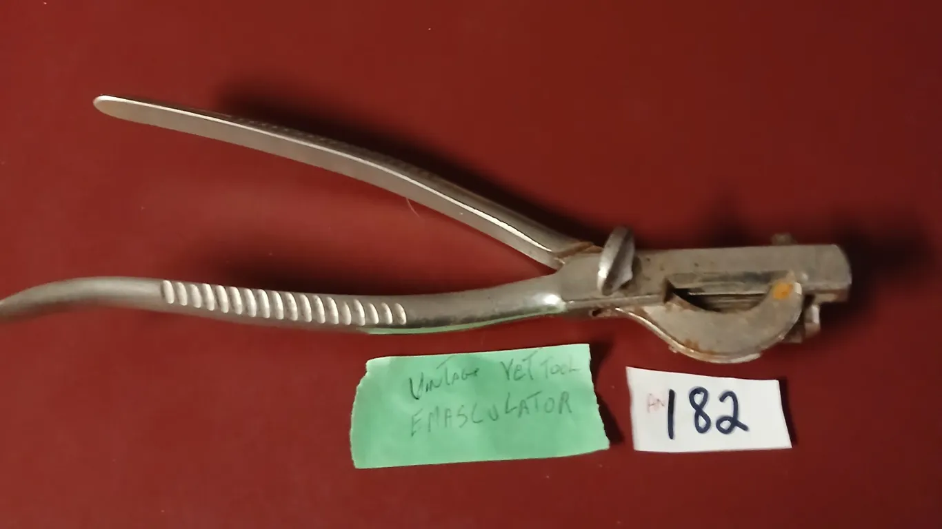 Vintage Vet tool, Emasculator
