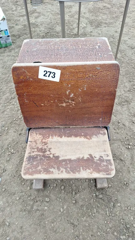 Antique school desk