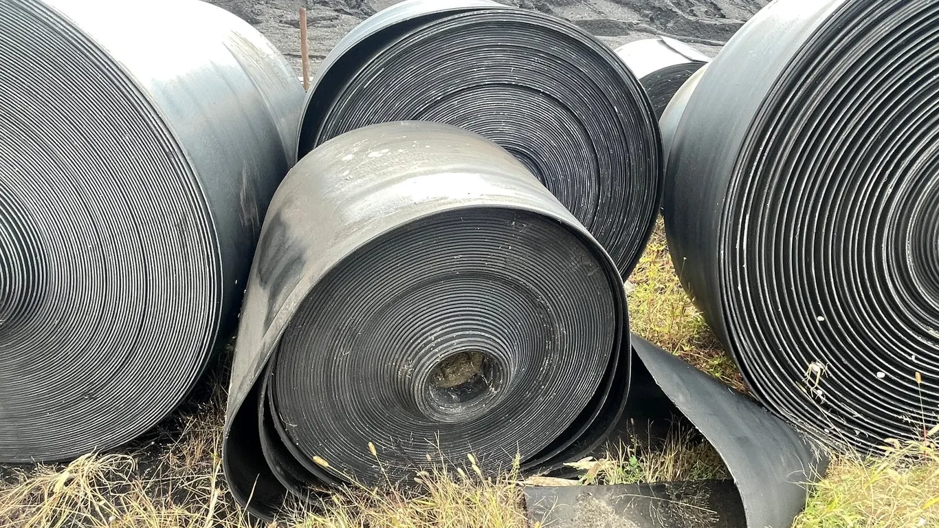 (3) Rolls of Conveyor Belt