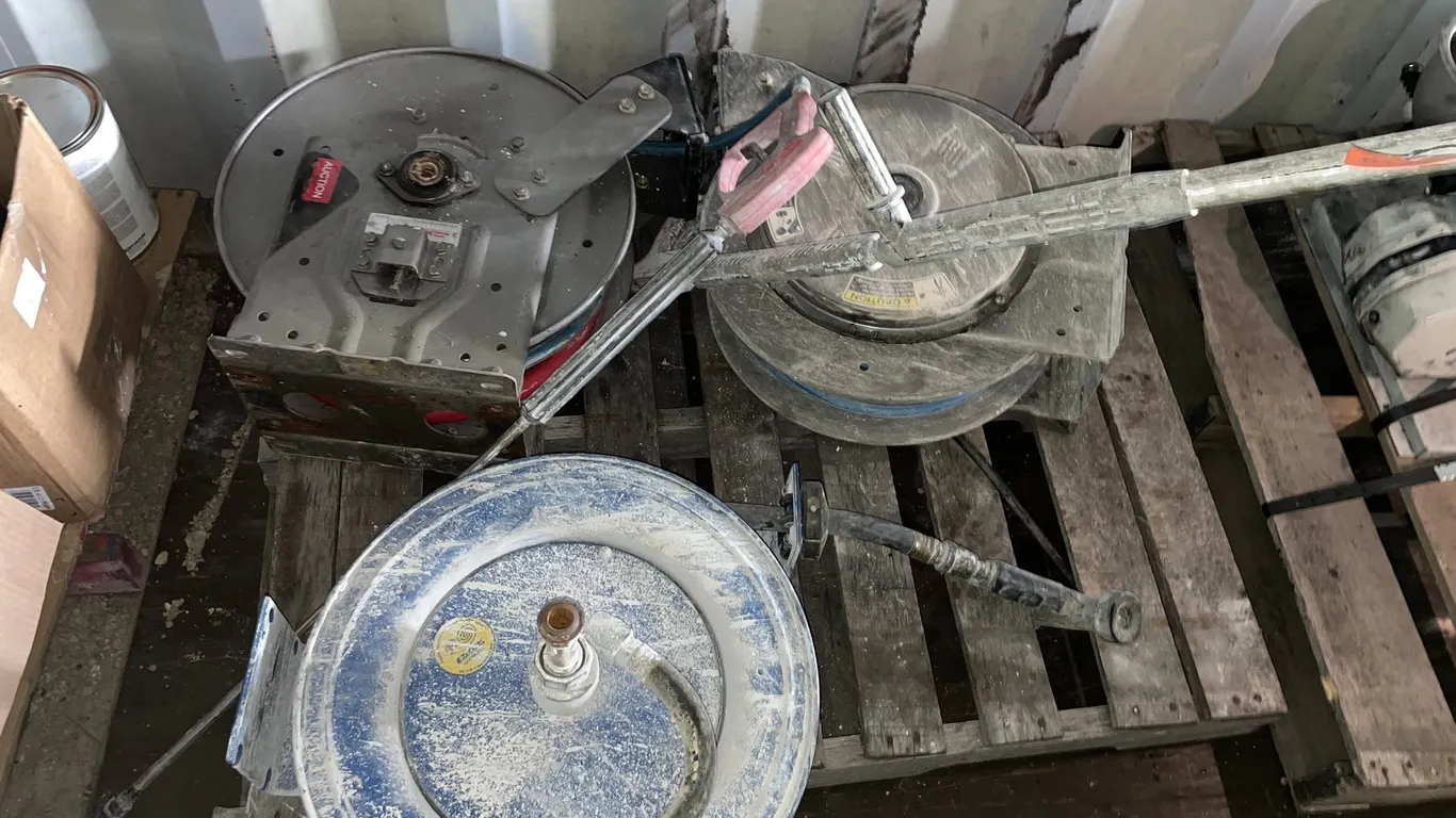 (3) Industrial Hose Reels