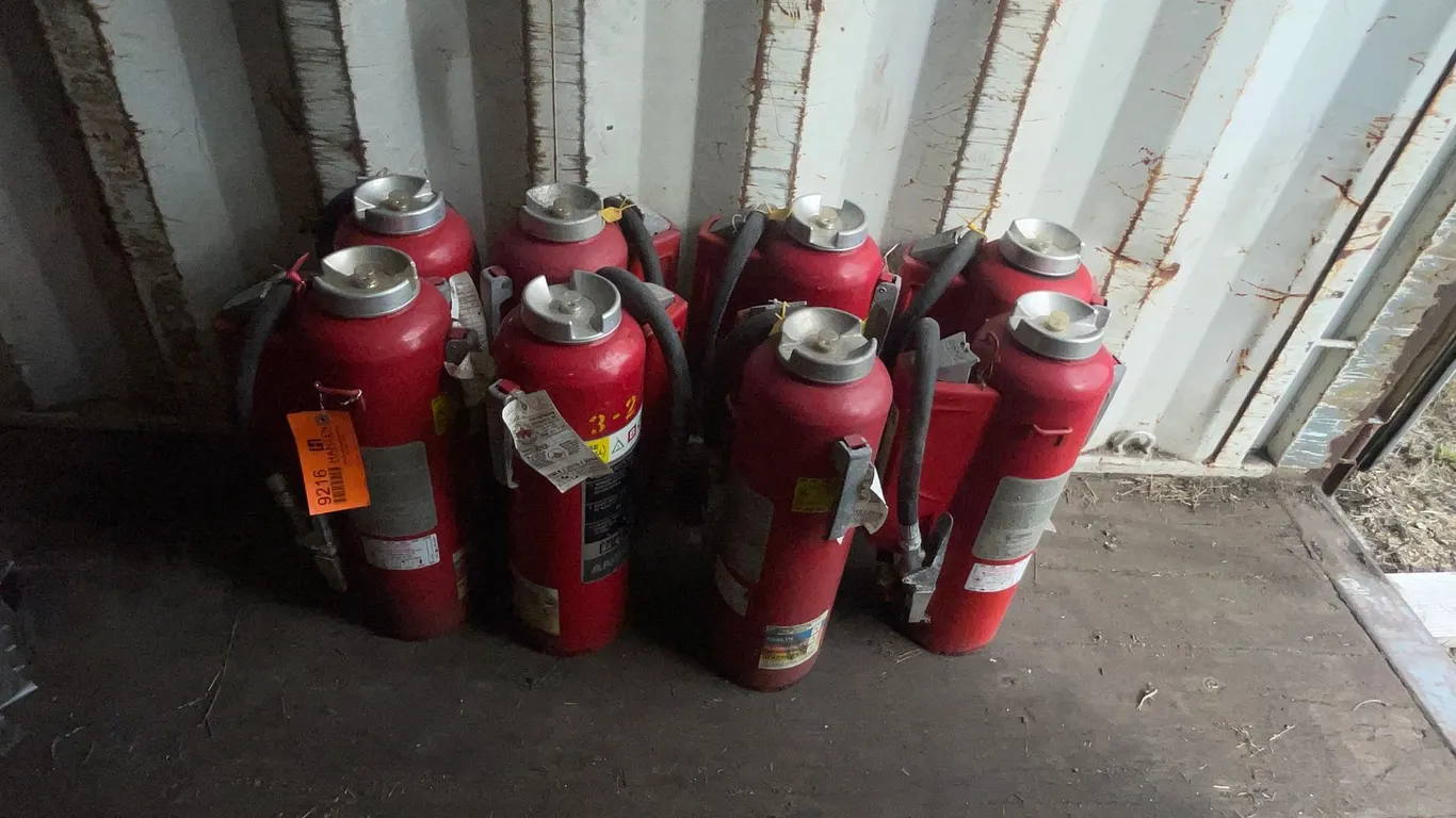 (8) Dry Chemical Fire Extinguishers