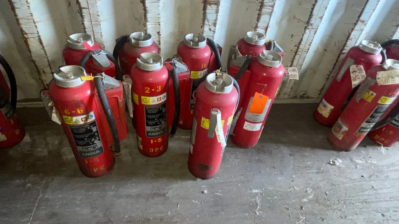 (8) Dry Chemical Fire Extinguishers