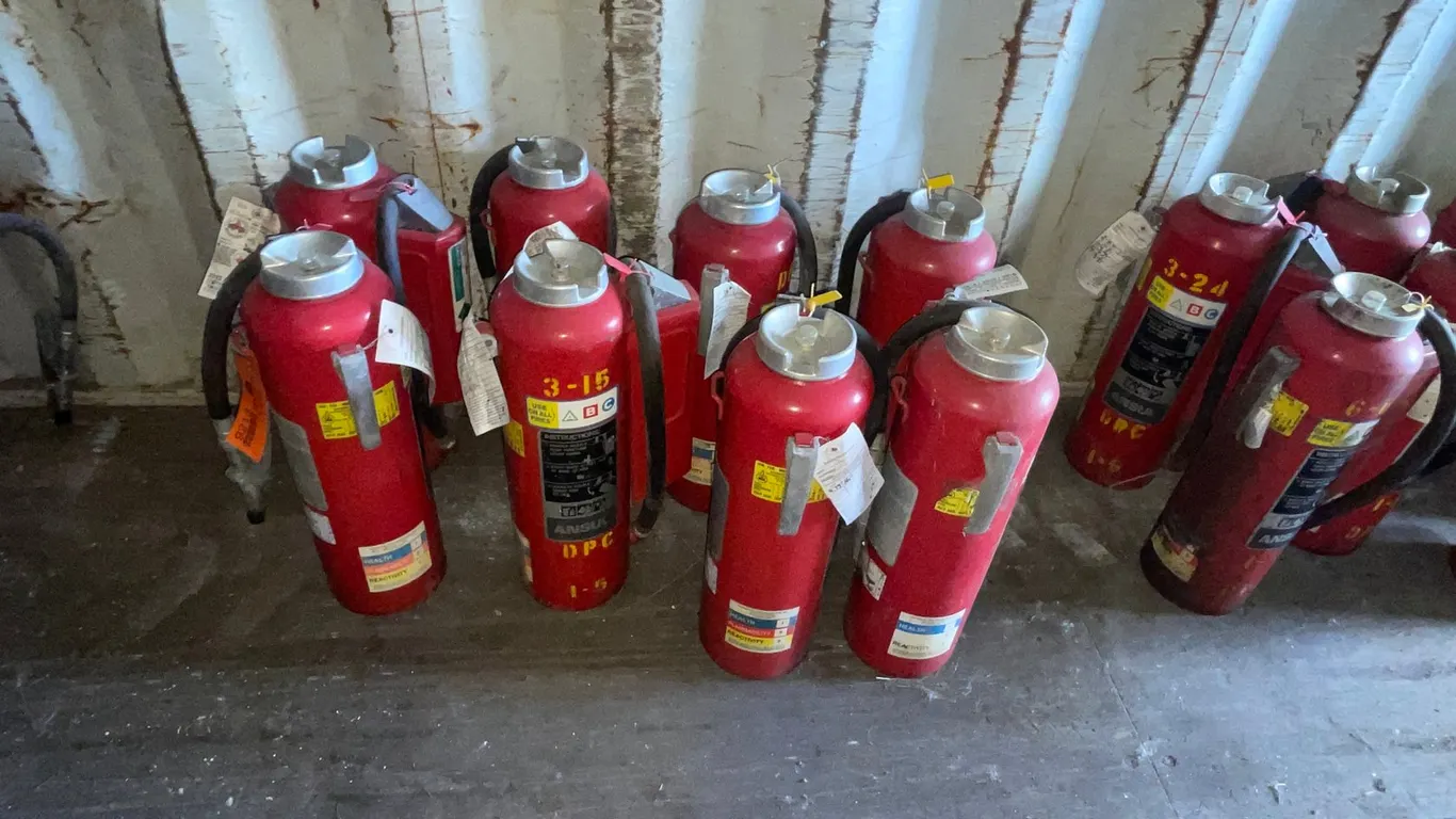 (8) Dry Chemical Fire Extinguishers