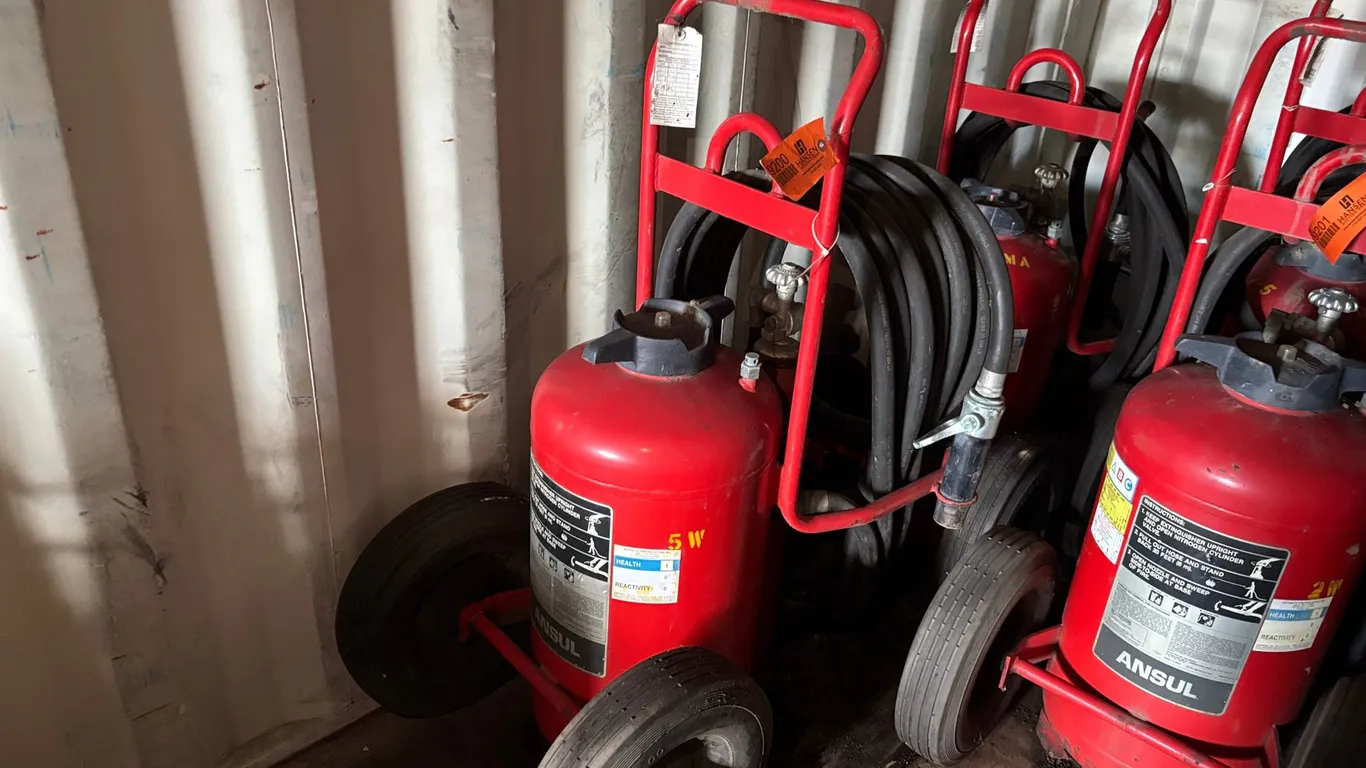 (2) Ansul Portable Fire Extinguishing System