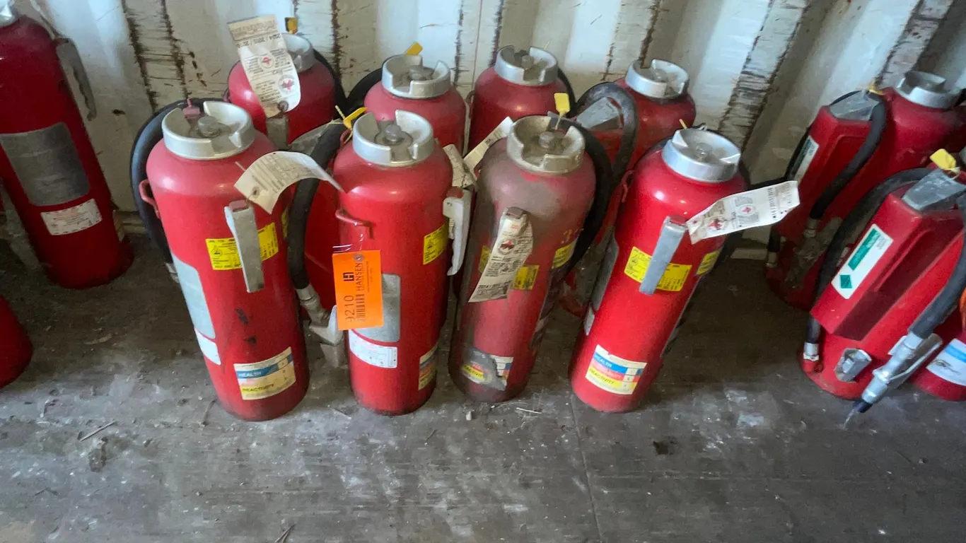 (8) Dry Chemical Fire Extinguishers
