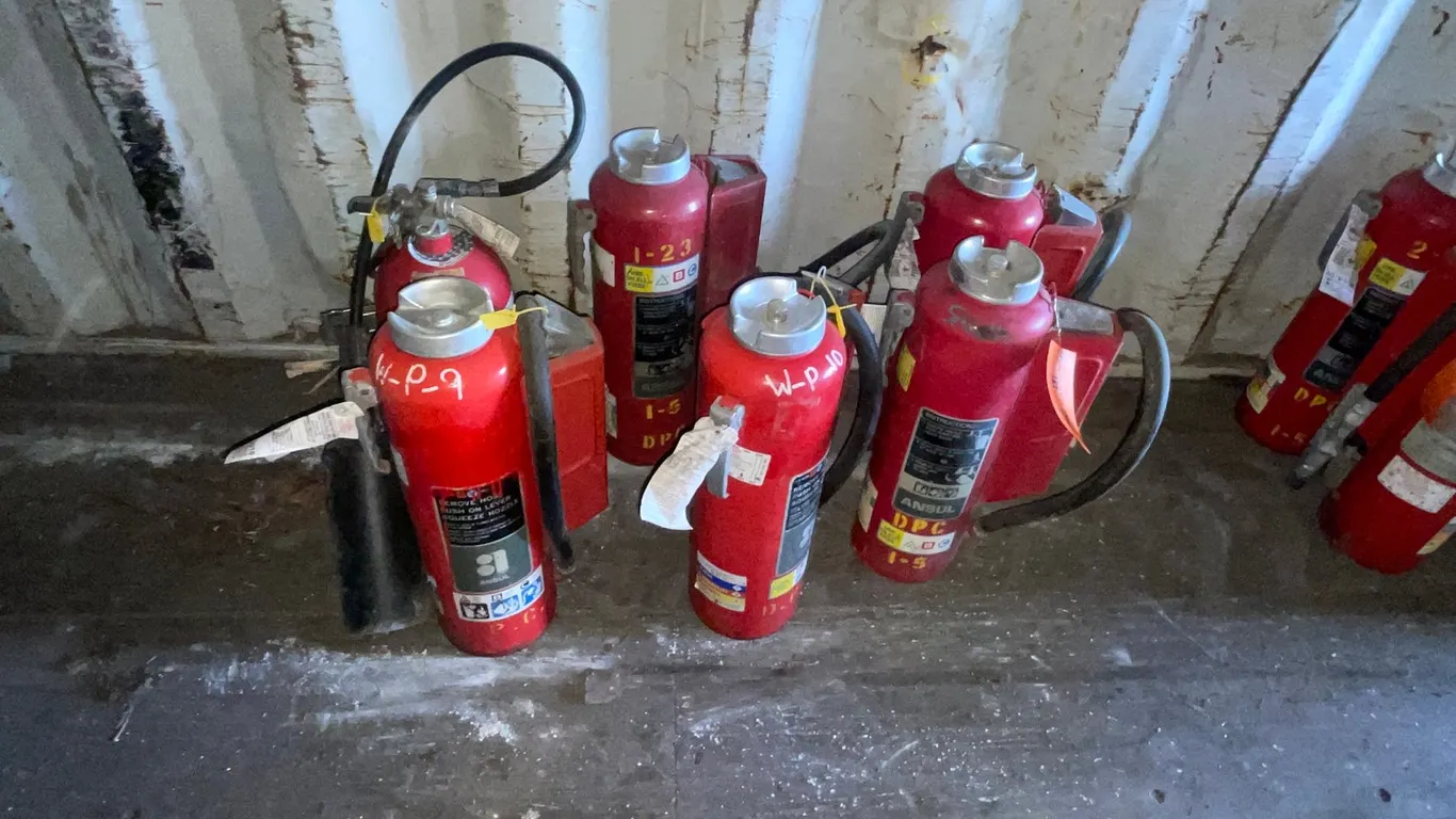 (8) Dry Chemical Fire Extinguishers