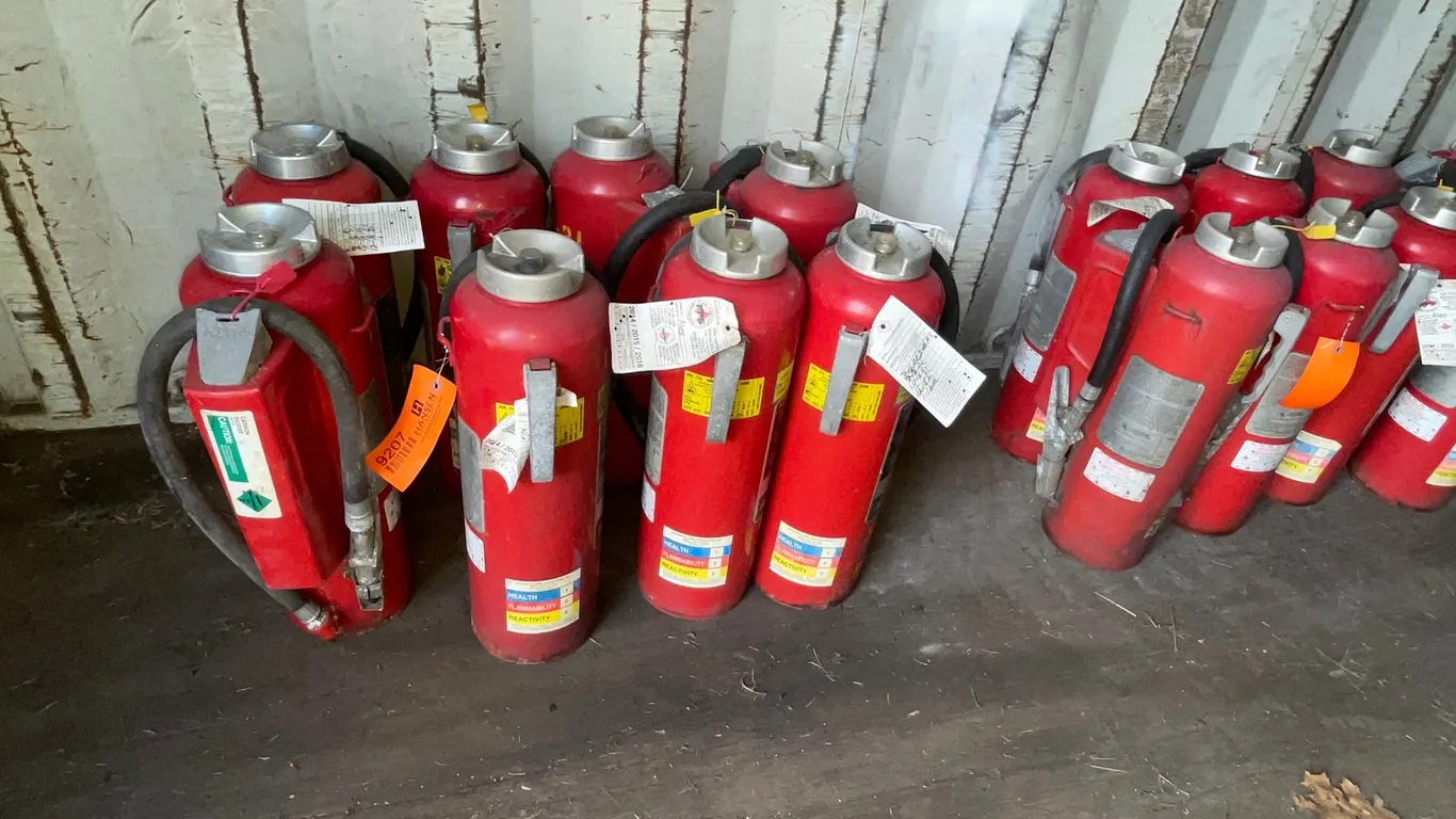 (8) Dry Chemical Fire Extinguishers