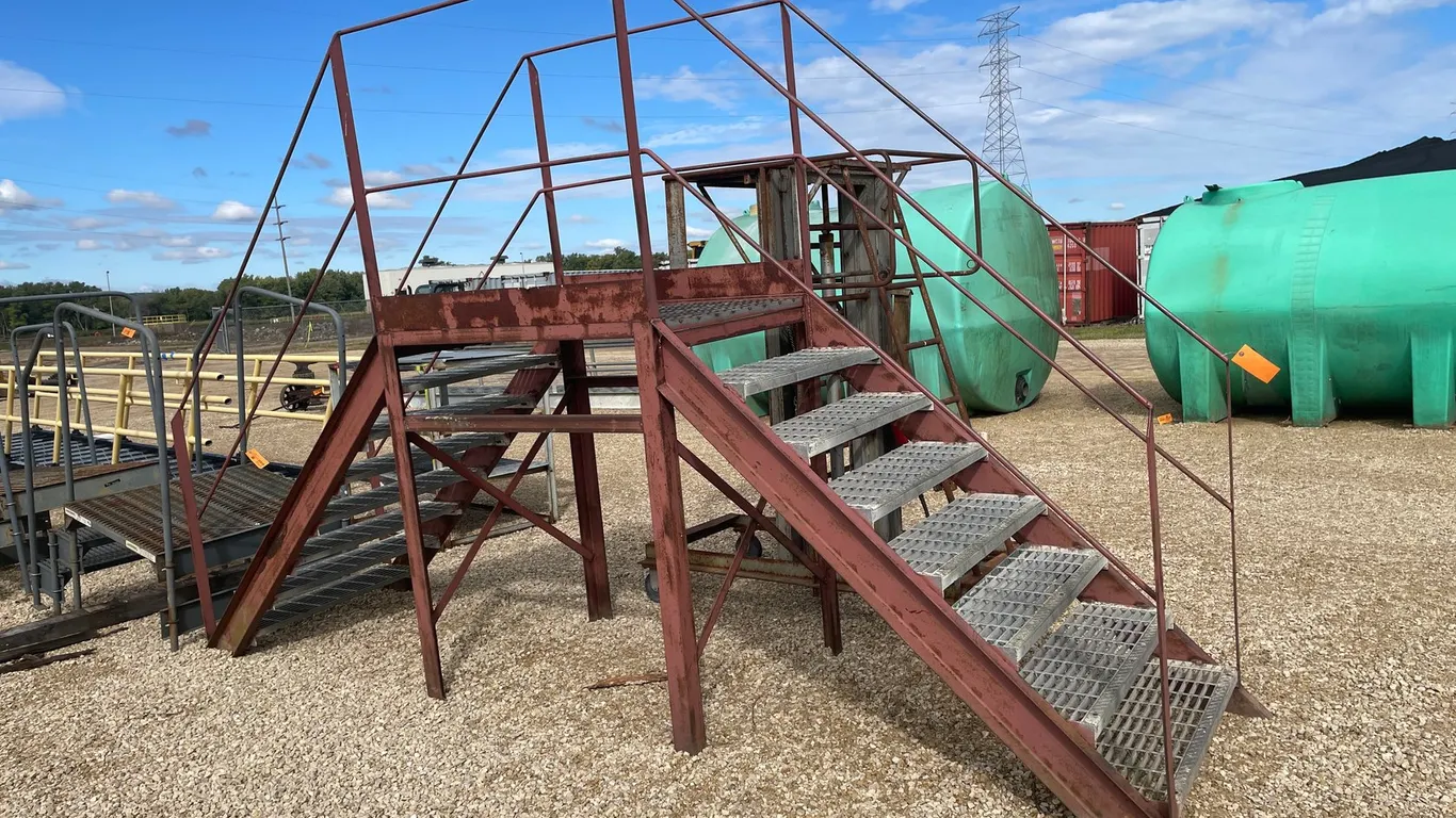 Metal Crossover Stairs