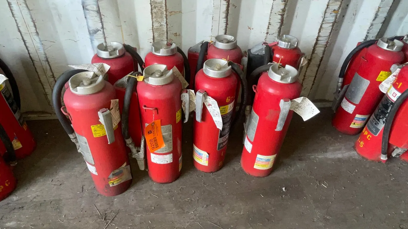 (8) Dry Chemical Fire Extinguishers