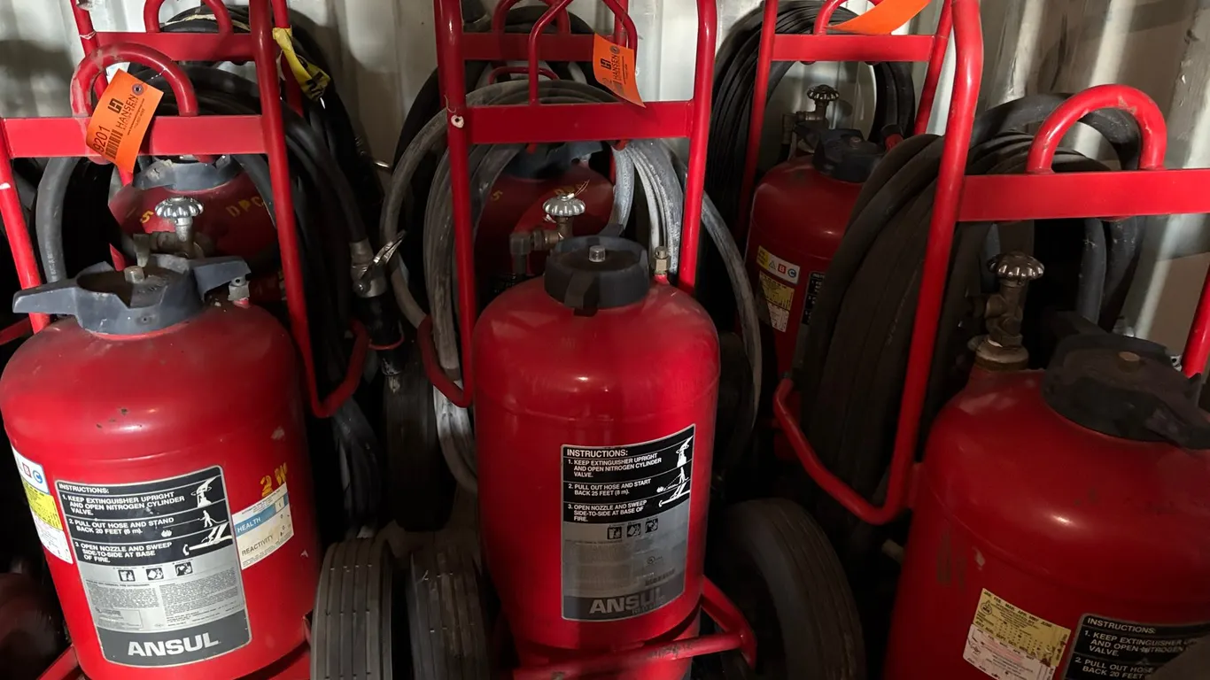 (2) Ansul Portable Fire Extinguishing System
