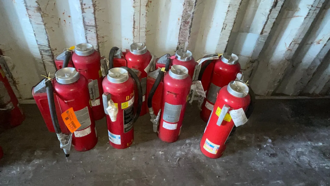 (8) Dry Chemical Fire Extinguishers