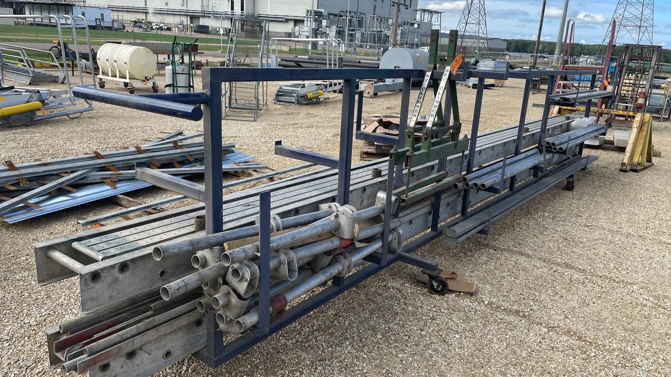 Metal Rack and 24' Planks