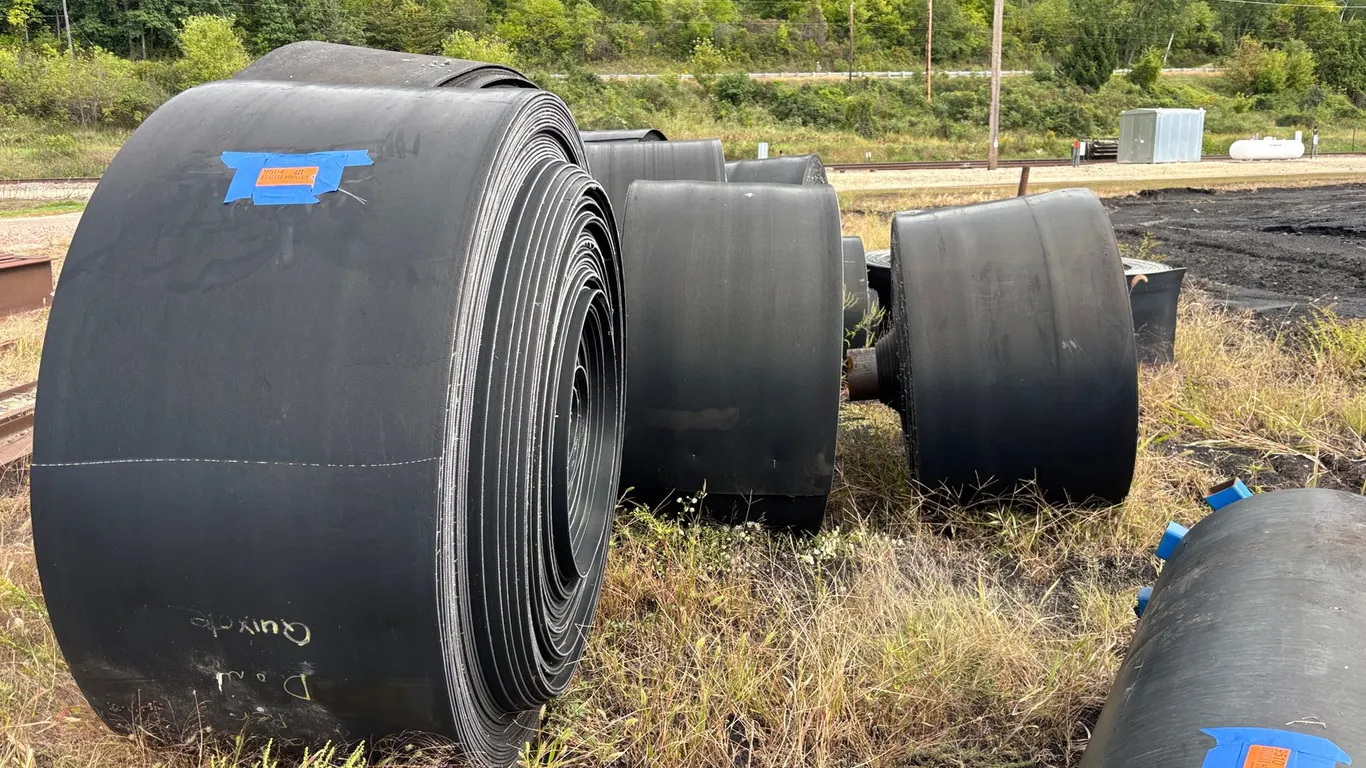 (4) Rolls of Conveyor Belt