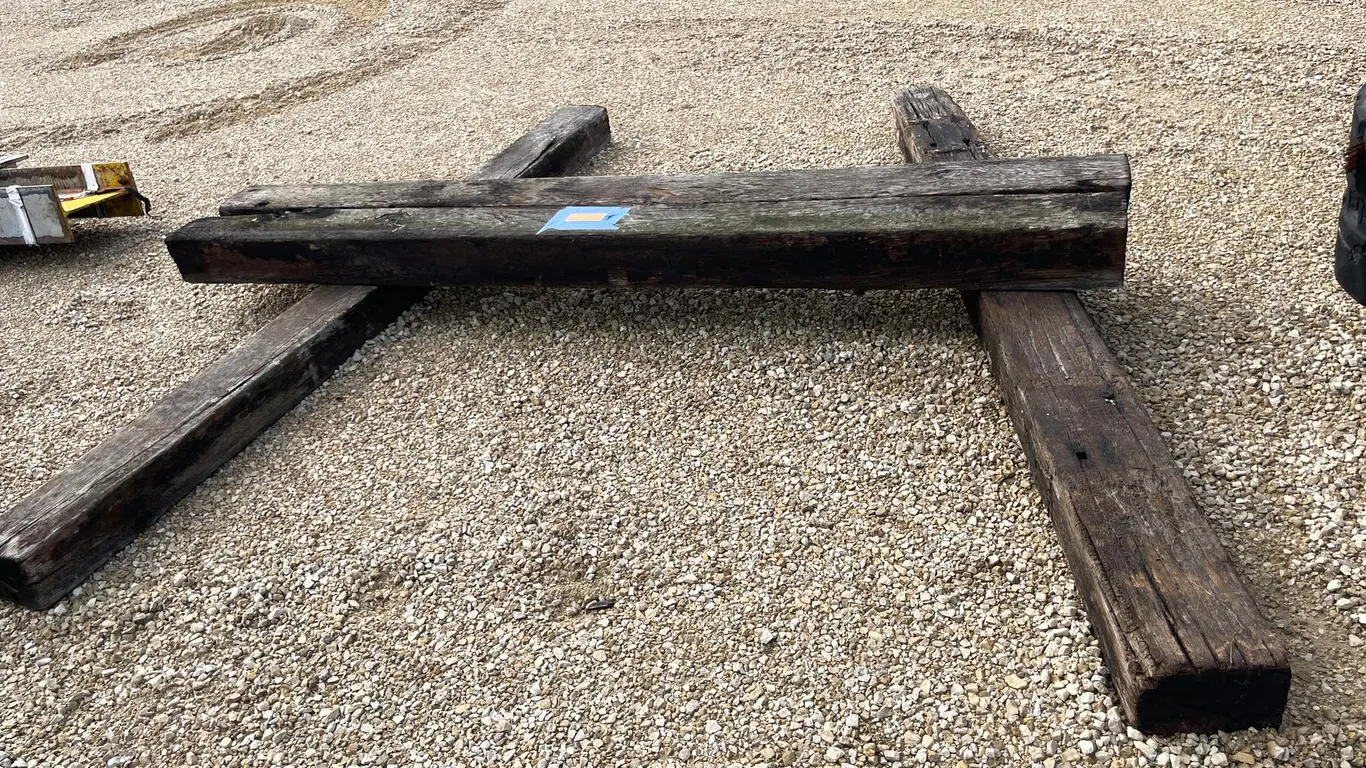 (4) Wood Timbers