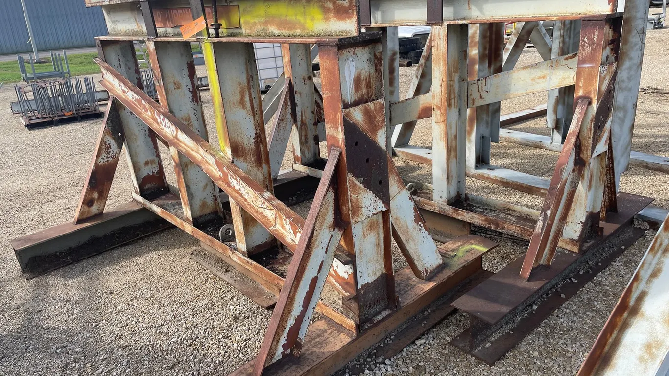 (2) Heavy Duty Steel Turbine Brackets