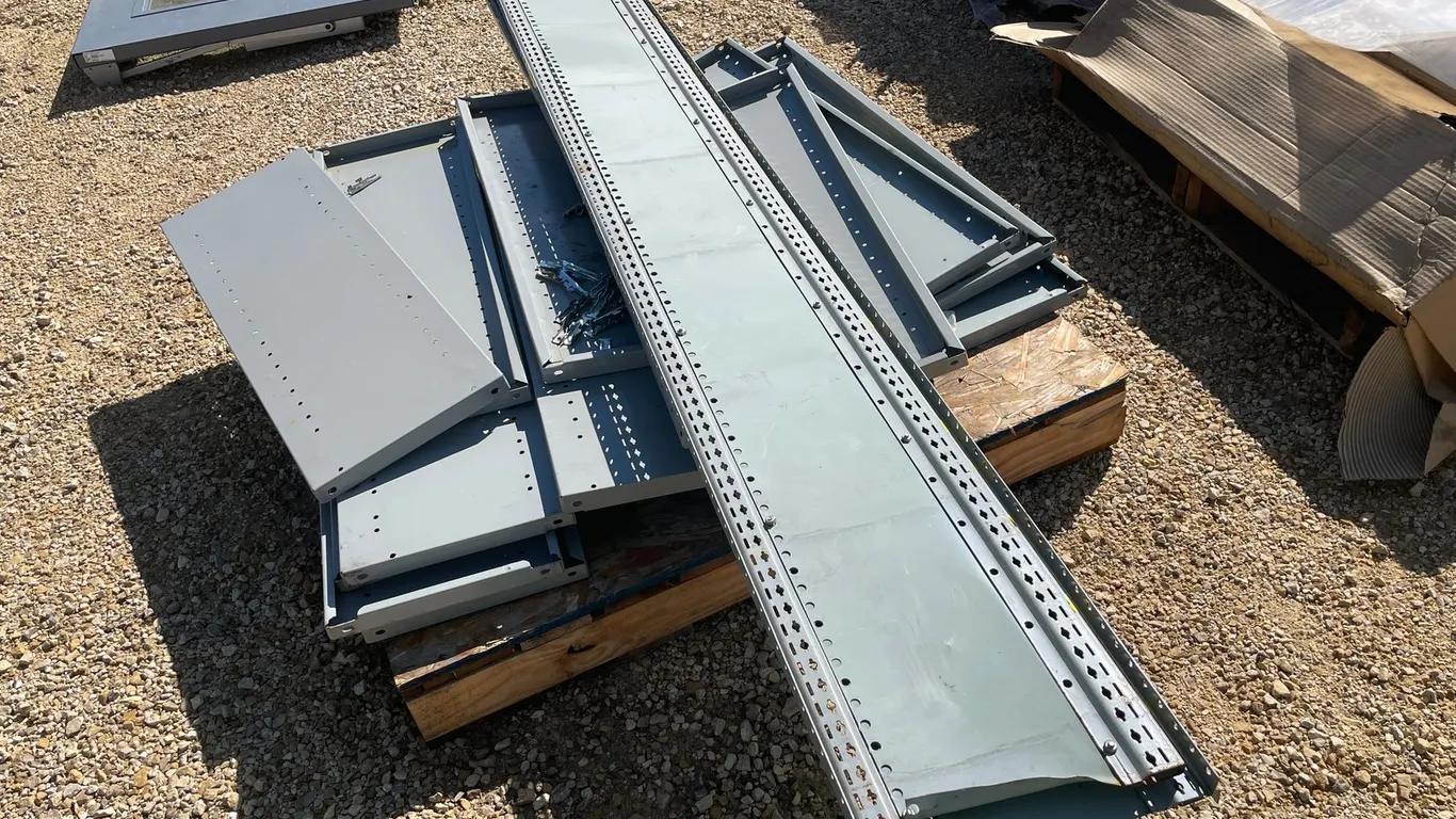 Metal Shelving Unit